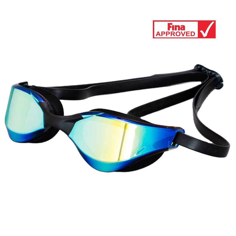 Adult anti-fog swimming goggles for racing and training